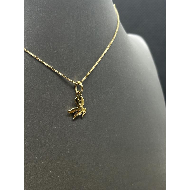 Catenina in oro con ciondolo dodo